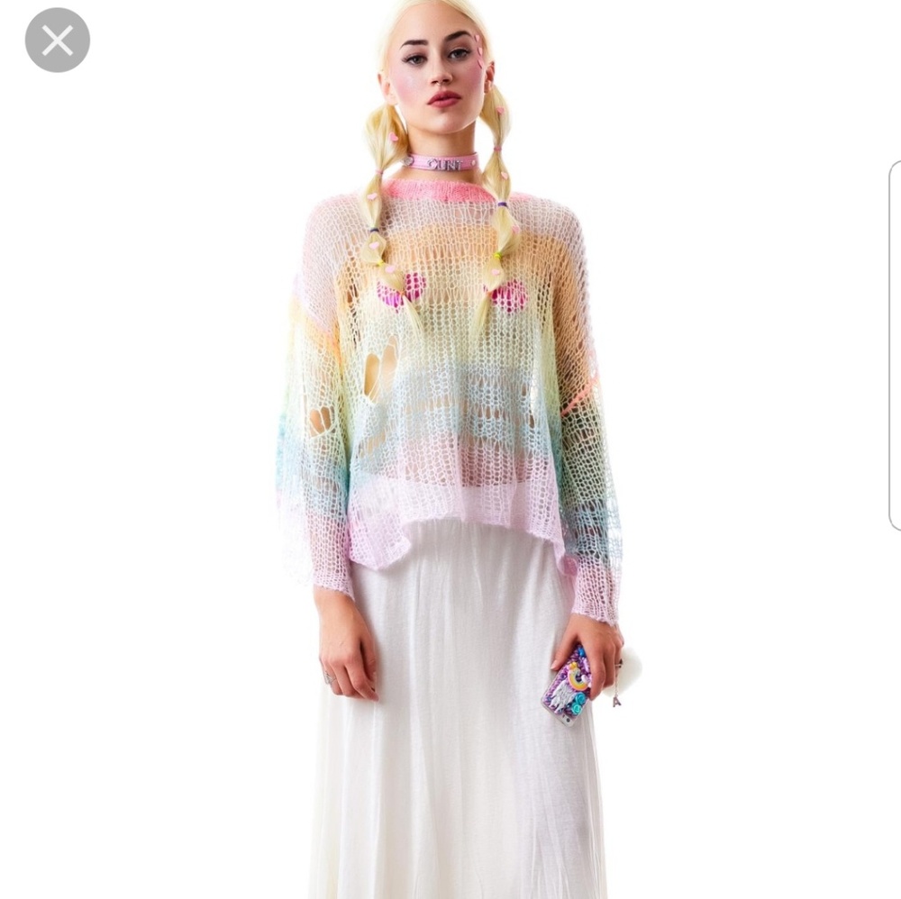 Wildfox pastel sweater